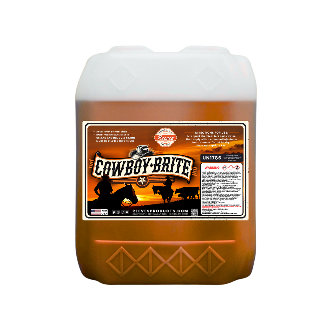 Cowboy Brite - Step #1 Aluminum Brightener (not polish-safe)
