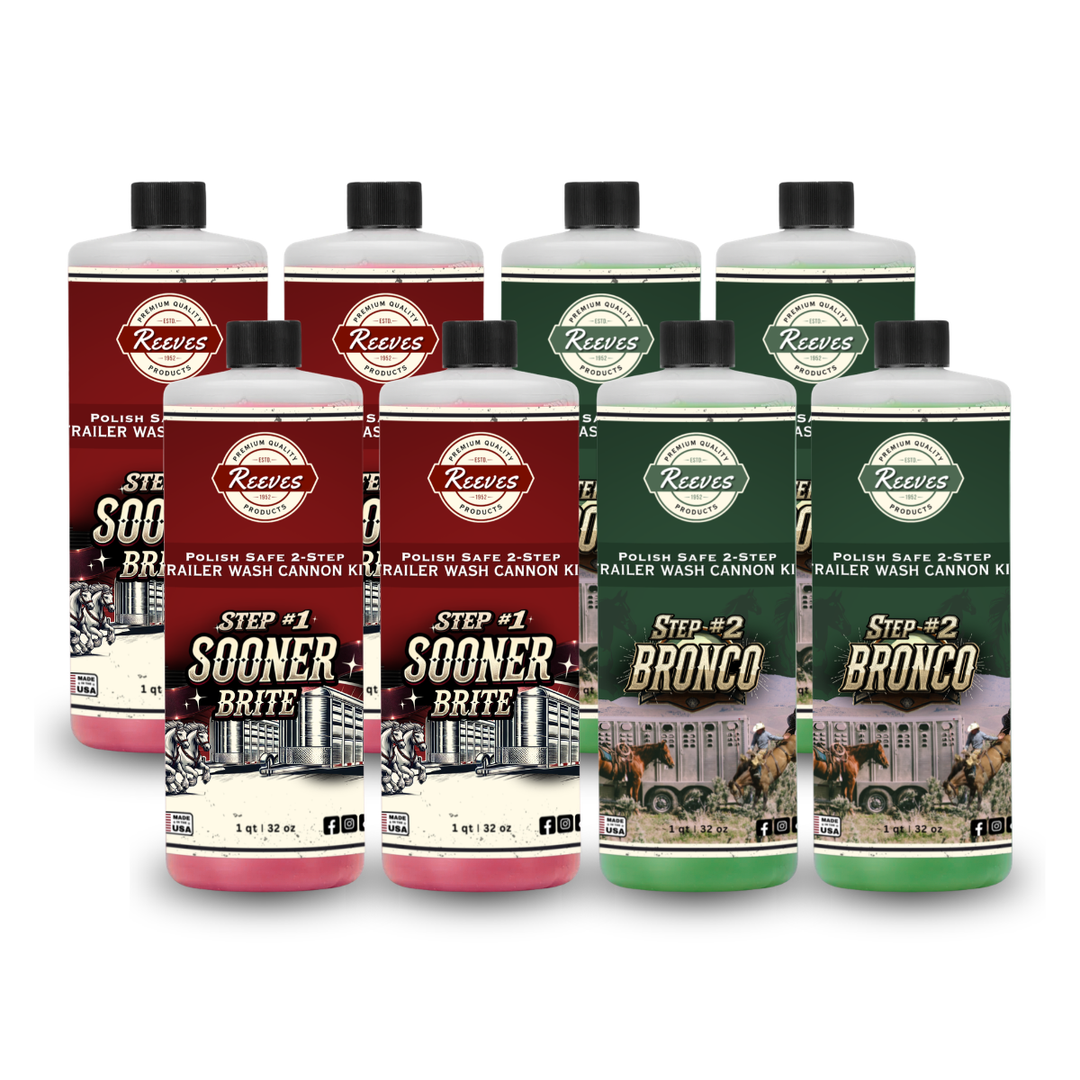 Polish Safe 2-Step Trailer Wash Cannon Cartridge 8-Pack